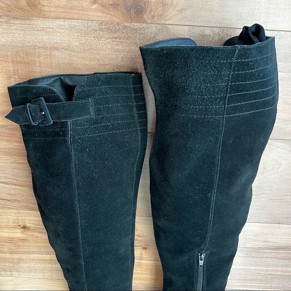 BAKERS “ELIJAH” OVER THE KNEE BLACK LEATHER BOOTS SIZE 9M - Picture 4 of 12